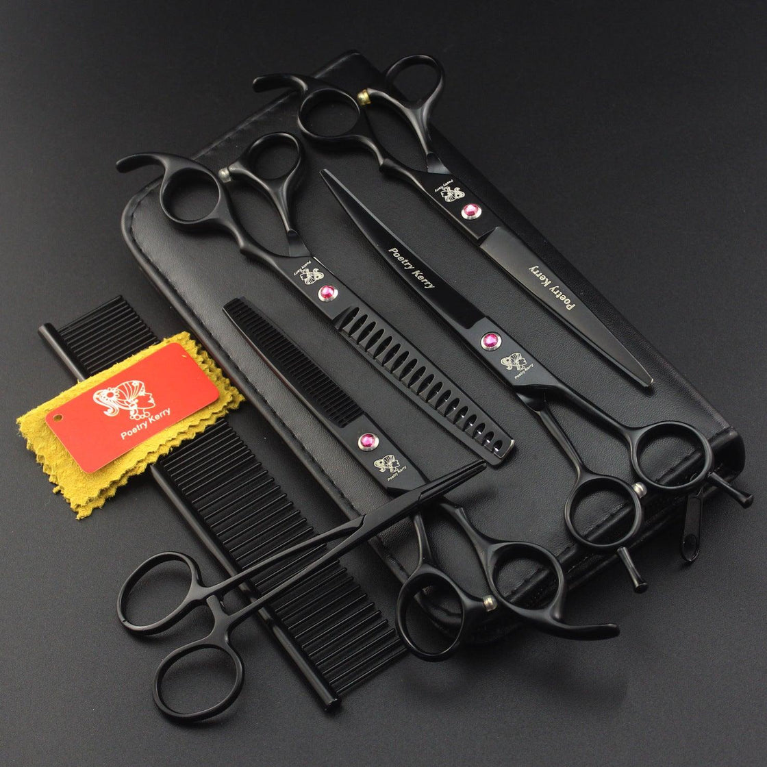 The Ultimate Pet Grooming Scissors Kit: Precision And Style In One!